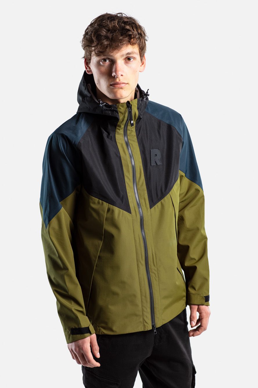 MODULAR TECH JACKET Olive / Black / Navy